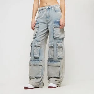 Celina High Waist Cargo Jeans, markiPegador, Spodnie dżinsowe, w kolorze niebieski, rozmiar: