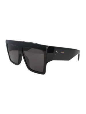 Celine, Klasyczne okulary przeciwsłoneczne CL 40092I Black, female,