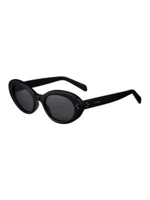 Celine, Stylowe okulary przeciwsłoneczne Black, female,