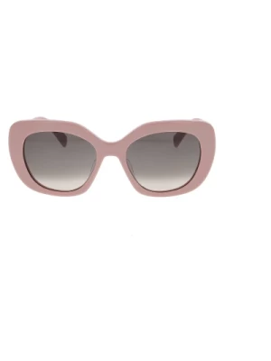 Celine, Stylowe okulary przeciwsłoneczne z 55mm soczewką Pink, unisex,