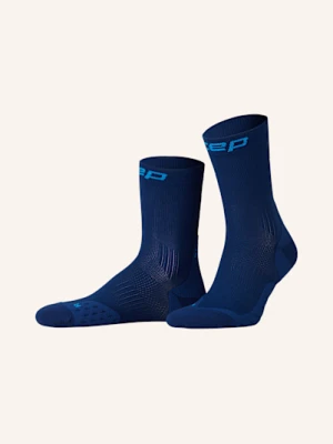 Cep Skarpety Do Biegania Core Run Compression Socks Mid Cut blau