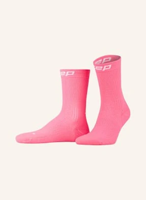 Cep Skarpety Do Biegania Core Run Mid Cut pink