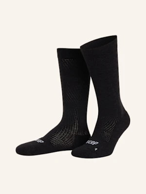 Cep Skarpety Flight Compression – Tall Z Wełną Merino schwarz