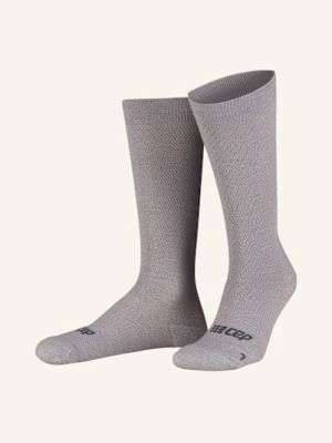 Cep Skarpety Flight Compression Z Wełną Merino grau