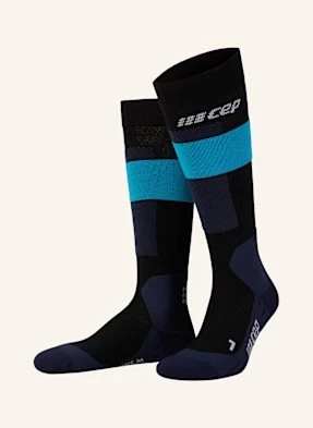 Cep Skarpety Narciarskie Merino Compression Z Wełną Merino blau