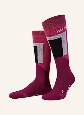 Cep Skarpety Narciarskie Thermo Compression pink