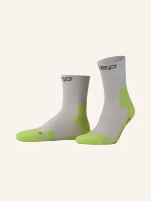 Cep Skarpety Trekkingowe Light Cushion Compression – Mid Cut Z Wełną Merynosową grau