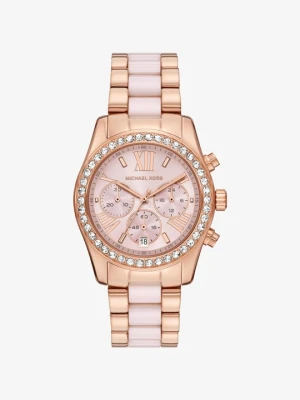 Ceramiczny zegarek Lexington w różowym kolorze z kryształkami pavé Michael Kors