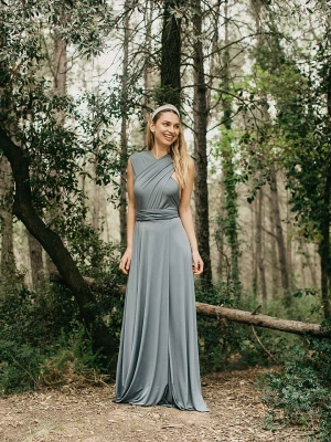 Ceylan Sukienka w kolorze szarym rozmiar: 34-44