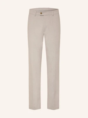 Cg - Club Of Gents Spodnie Garniturowe Cg Orlando Slim Fit Z Dżerseju beige