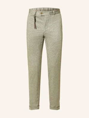 Cg - Club Of Gents Spodnie Garniturowe Z Dżerseju Slim Fit gruen