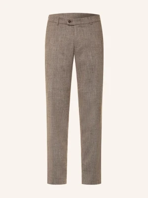 Cg - Club Of Gents Spodnie Orlando O Kroju Extra Slim Fit braun 72 BRAUN