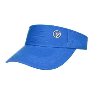 Chabrowy Daszek na głowę przeciwsłoneczny czapka na lato sportowa regulowany niebieski Merg