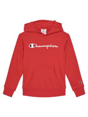 Champion Bluza Icons Hoodie 306970 Czerwony Regular Fit