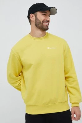 Champion bluza męska kolor żółty gładka