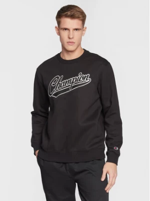 Champion Bluza Varsity Script Logo 217888 Czarny Regular Fit