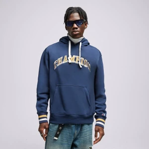 Champion Bluza Z Kapturem Hooded Sweatshirt granatowy