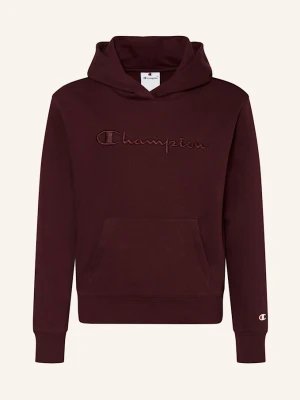 Champion Bluza Z Kapturem rot CIEMNOCZERWONY