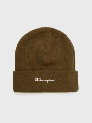 Champion Czapka 805449 kolor zielony z cienkiej dzianiny 805449-EM004