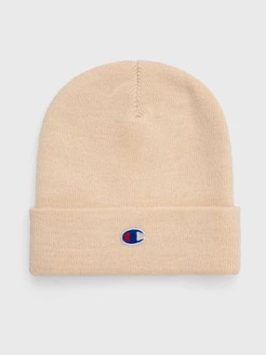 Champion czapka kolor beżowy z cienkiej dzianiny 805448-LOXGM