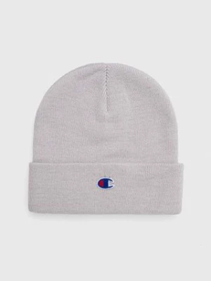 Champion czapka kolor szary z cienkiej dzianiny 805448-LOXGM