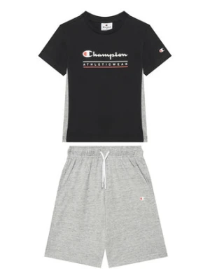 Champion Komplet t-shirt i spodenki 306992 Czarny Regular Fit