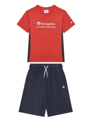 Champion Komplet t-shirt i spodenki 306992 Czerwony Regular Fit