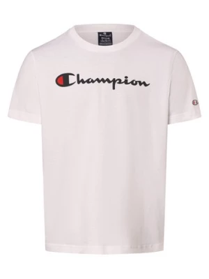 Champion Koszulka męska Mężczyźni Bawełna biały nadruk,