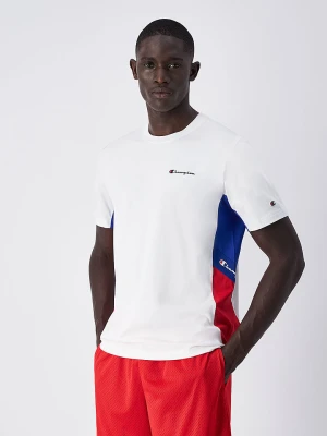 Champion Koszulka w kolorze biało-czerwono-niebieskim rozmiar: S