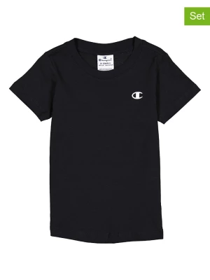 Champion Koszulki (2 szt.) w kolorze czarnym i koralowym rozmiar: 170/176