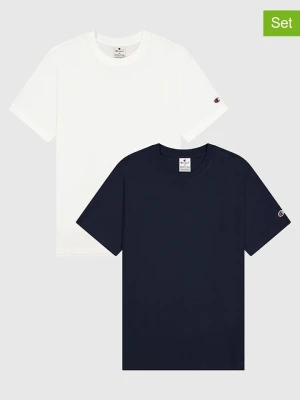 Champion Koszulki (2 szt.) w kolorze granatowym i białym rozmiar: XXL