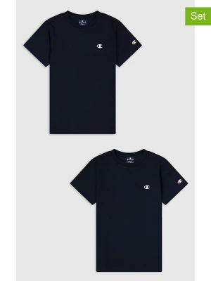 Champion Koszulki (2 szt.) w kolorze granatowym rozmiar: 158/164