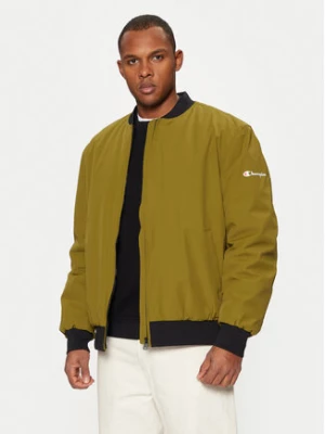 Champion Kurtka bomber 220344 Zielony Regular Fit