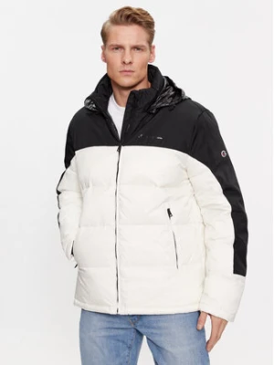 Champion Kurtka przejściowa Jacket 219191 Écru Regular Fit