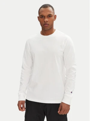 Champion Longsleeve 221164 Biały Loose Fit