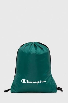 Champion plecak kolor zielony z nadrukiem 802339