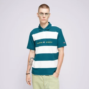 Champion Polo Striped Polo zielony