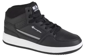 Champion Rebound Evolve Mid S21912-CHA-KK001, Męskie, Czarne, buty sneakers, skóra syntetyczna, rozmiar: 44,5