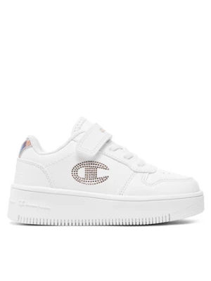 Champion Sneakersy Rebound Platform Glitter G Ps Low Cut Shoe S32830-CHA-WW008 Biały