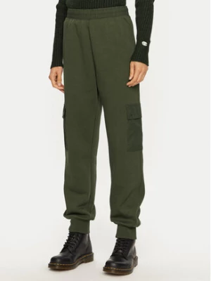 Champion Spodnie dresowe 117499 Khaki Regular Fit