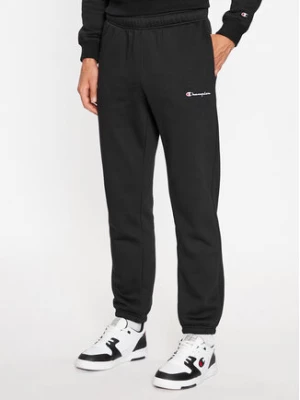 Champion Spodnie dresowe Elastic Cuff Pants 219420 Czarny Comfort Fit