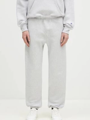 Champion spodnie dresowe Elastic Cuff Pants kolor szary gładkie 220709