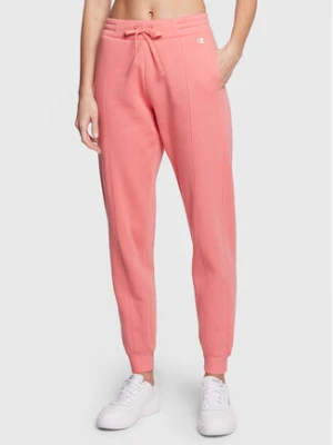 Champion Spodnie dresowe Legacy Rib Cuff 115411 Różowy Regular Fit