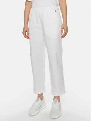 Champion Spodnie materiałowe 117202 Biały Relaxed Fit