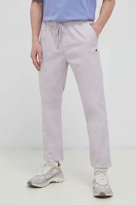 Champion spodnie męskie kolor fioletowy