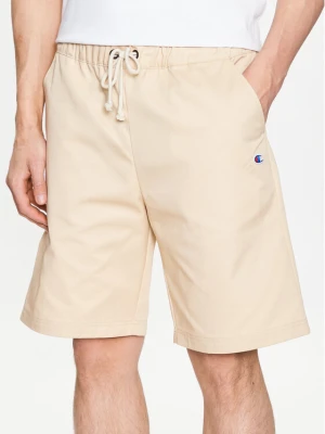Champion Szorty materiałowe 217239 Beżowy Relaxed Fit