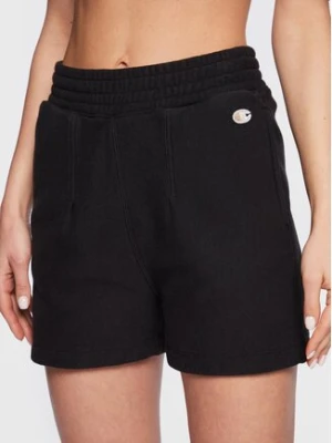 Champion Szorty sportowe 115649 Czarny Regular Fit