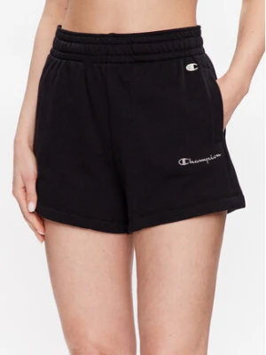 Champion Szorty sportowe 116220 Czarny Regular Fit