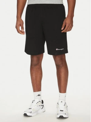 Champion Szorty sportowe 220306 Czarny Regular Fit