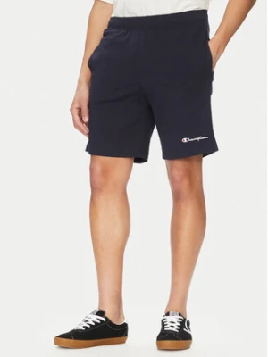 Champion Szorty sportowe 220306 Granatowy Regular Fit